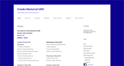 Desktop Screenshot of crooksmemorialumc.org